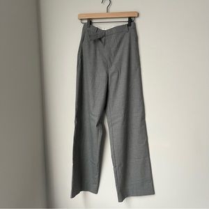 ZARA asymmetric gray trousers